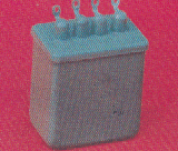CJ42型立式密封金属化纸介电容器实物图