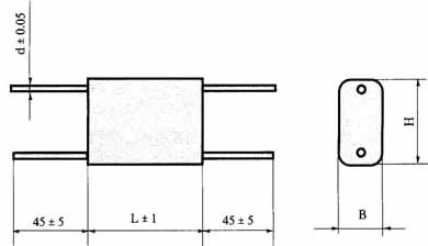 CBB20S型金属化聚丙烯膜介质直流固定电容器