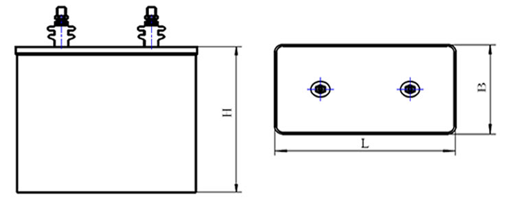 CHM电容器尺寸图