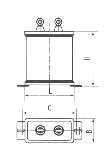 CBBT Metalized polypropylene film AC capacitor